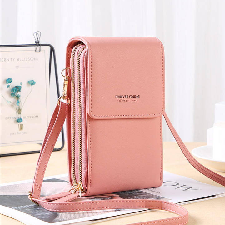 Skanto | Stor Kapasitet Elegant Crossbody Touch Screen Telefonveske