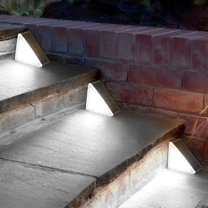 Trekantet Intelligent Vanntett LED Solutend Step Lighting | Skanto