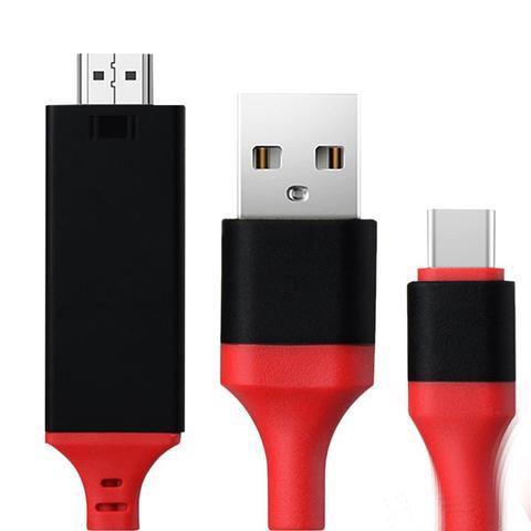Fast-Link HDMI TV-kabel - Rød | Skanto