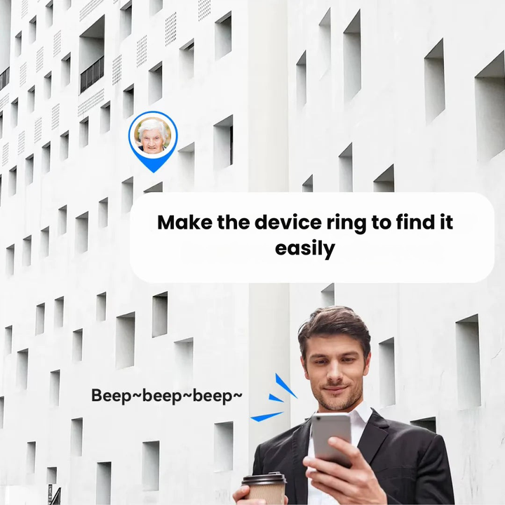 Skanto | GPS Tracker for Seniors | Sanntidsovervåkning, Vanntett & Ingen Abonnementsavgifter for Ro i Sinne