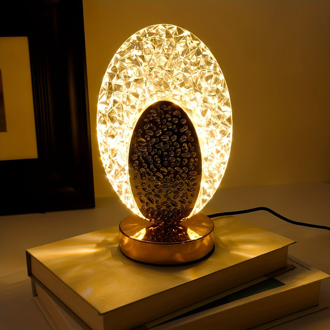 FeatherLamp - USB berøringsbordlampe med unikt fjærdesign Skanto