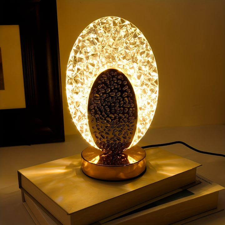 FeatherLamp - USB berøringsbordlampe med unikt fjærdesign Skanto
