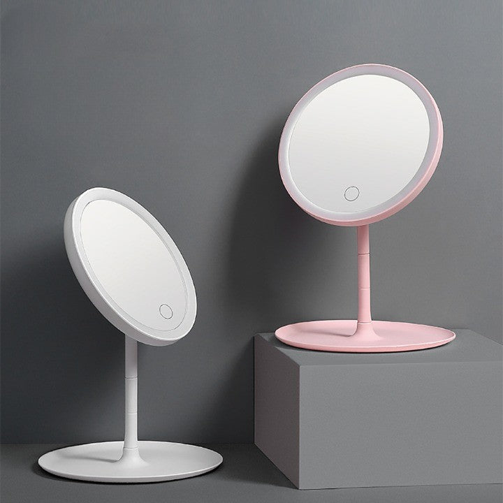 Kristallklar sikt Smart Touch LED Makeup Speil