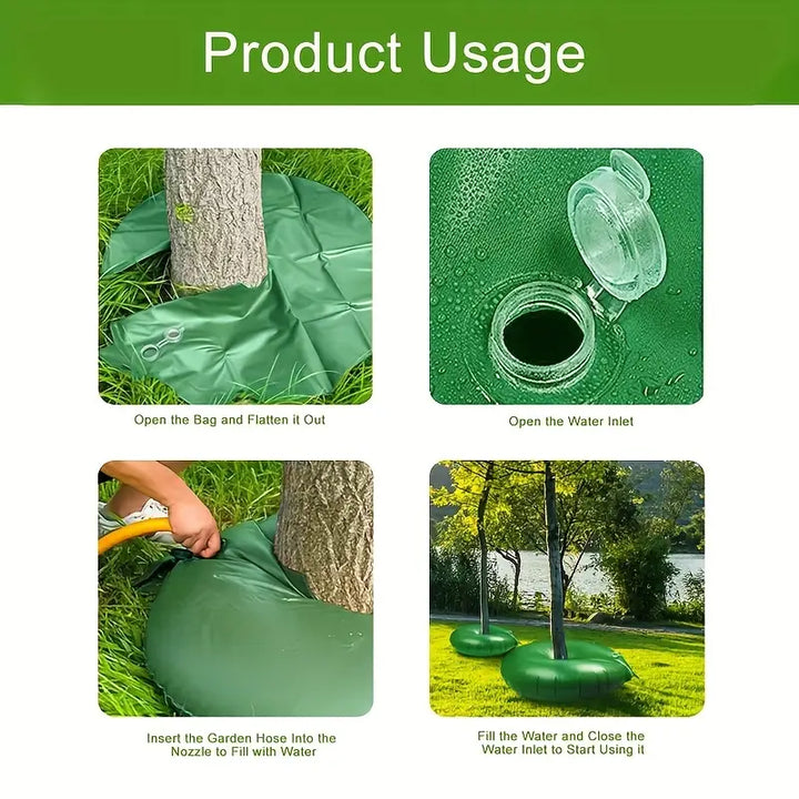 Skanto | Tre Vanning Bag med Dryppvanning – Effektiv Vanningsløsning for Trær og Busker