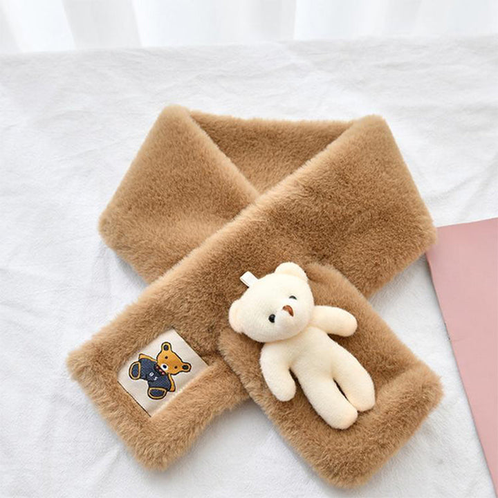 Skanto | Sweet Bear Plush Bib For Adults And Children