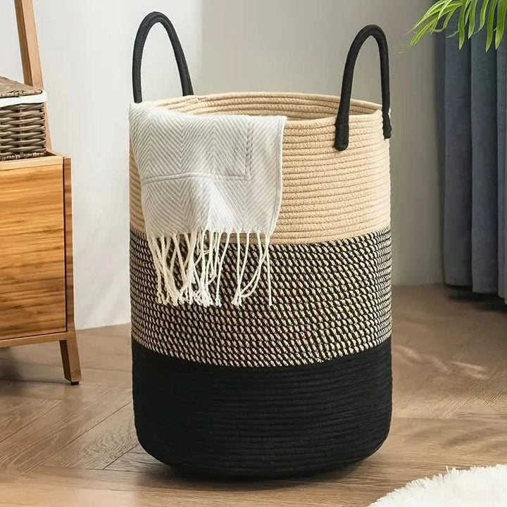 Skanto | WeaveBasket - Robust klesoppbevaring laget av flettet tau