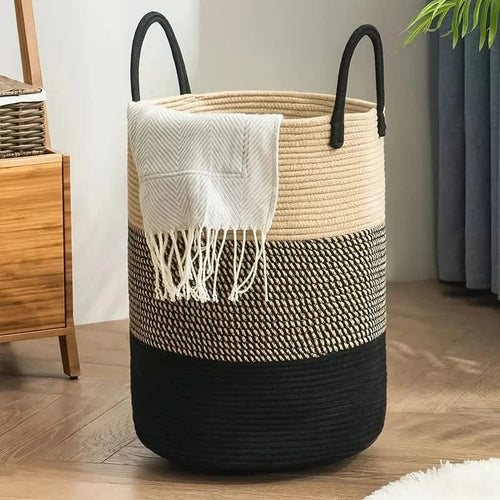 Skanto | WeaveBasket - Robust klesoppbevaring laget av flettet tau