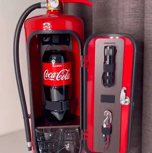 Skanto | "Min hule Mine regler" Gaveboks Bar Set Brannslukker