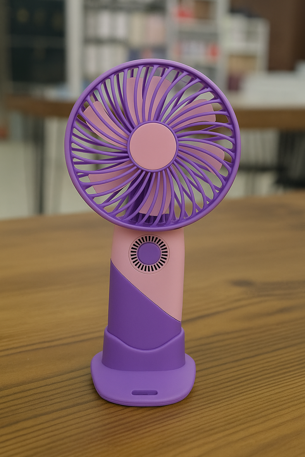 ColorTwist™ Mini Vifte – 3-hastigheter Oppladbar Håndholdt Vifte | Skanto