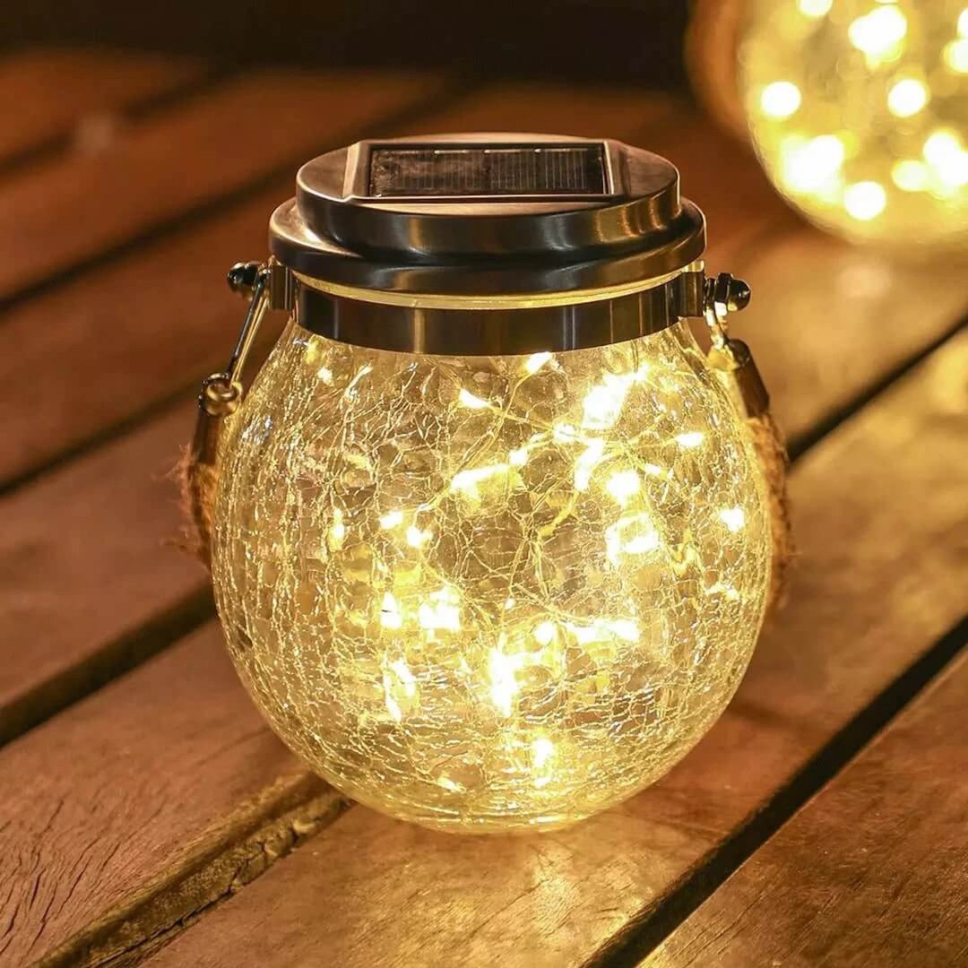 Bærekraftig solglasslampe for stilfull utendørs belysning | Skanto