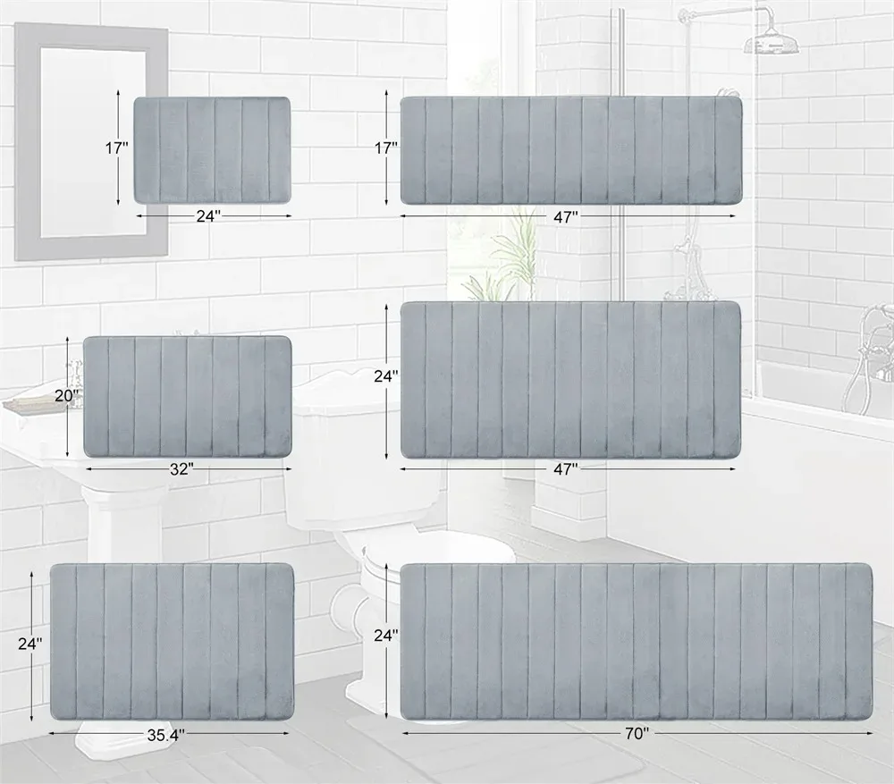 LuxSoft Memory Foam Bad Matte | Skanto