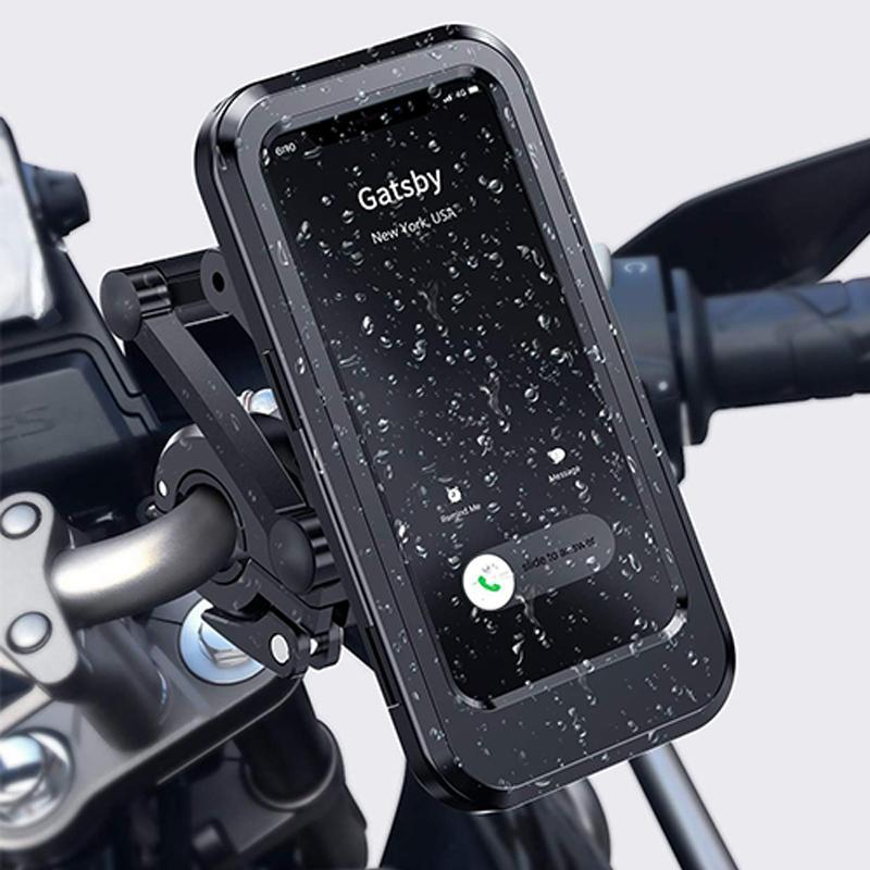 RideCharge Pro – Vanntett telefonholder med USB og 15W trådløs lading for sykkel og el-sykkel | Skanto