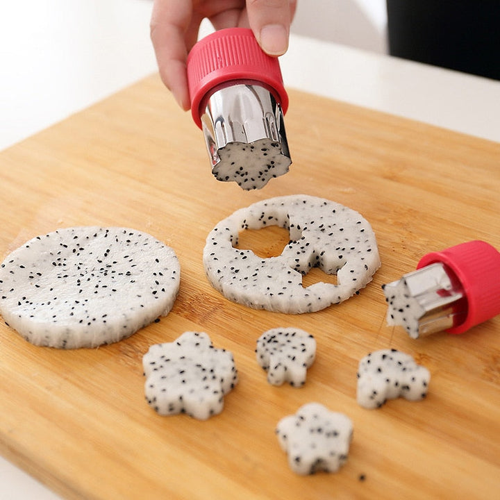 8 stk sett Blomst Stjerneform Grønnsak Frukt Cutter Mold Slicer | Skanto