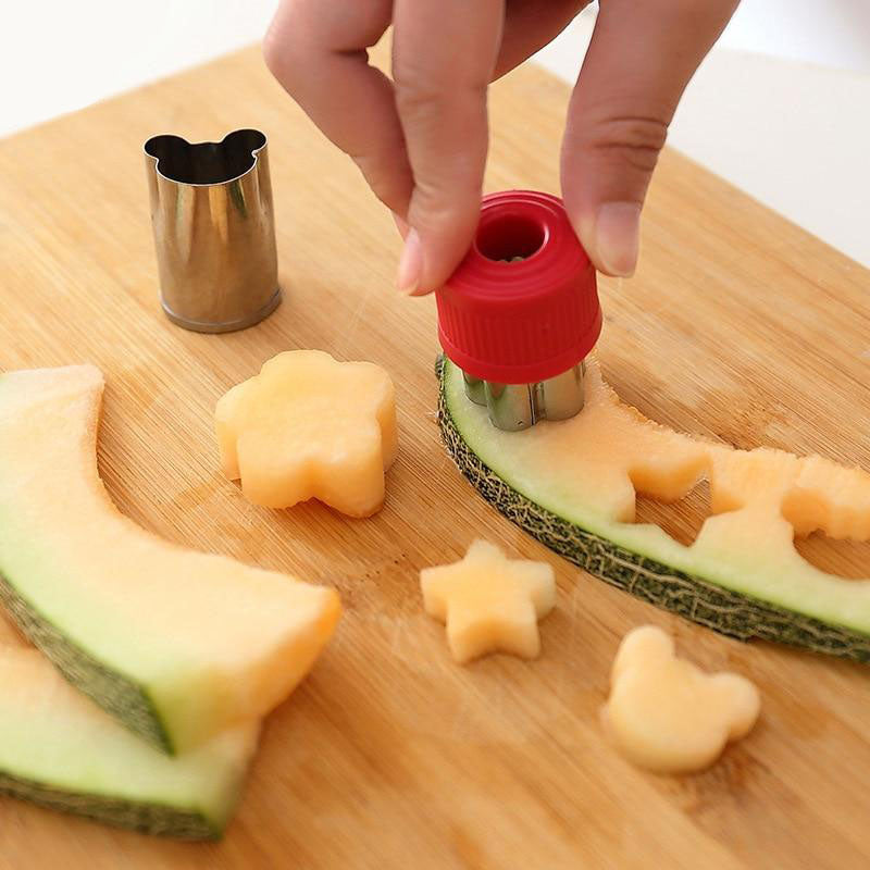 8 stk sett Blomst Stjerneform Grønnsak Frukt Cutter Mold Slicer | Skanto