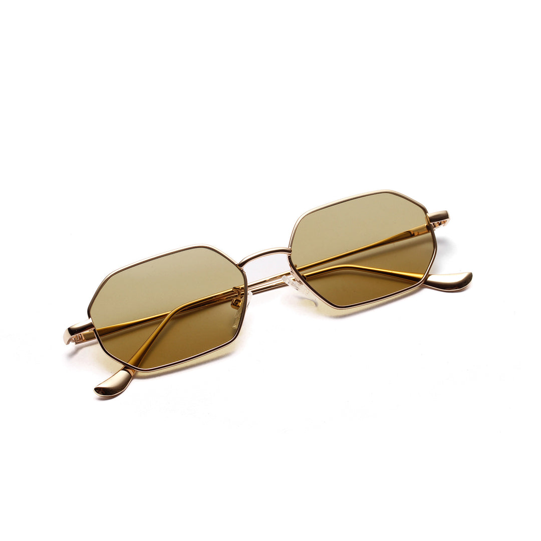 Dame moteriktig solbrille med innovativt åttkantet design Skanto
