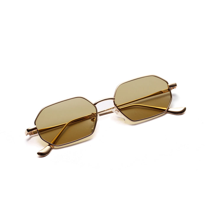 Dame moteriktig solbrille med innovativt åttkantet design Skanto
