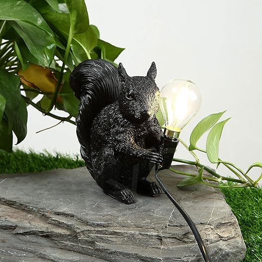 Skanto | SquirrelBright Nordisk Eikelampe | Designer Dekor | LED Stemningslys | Perfekt for Hjemmet