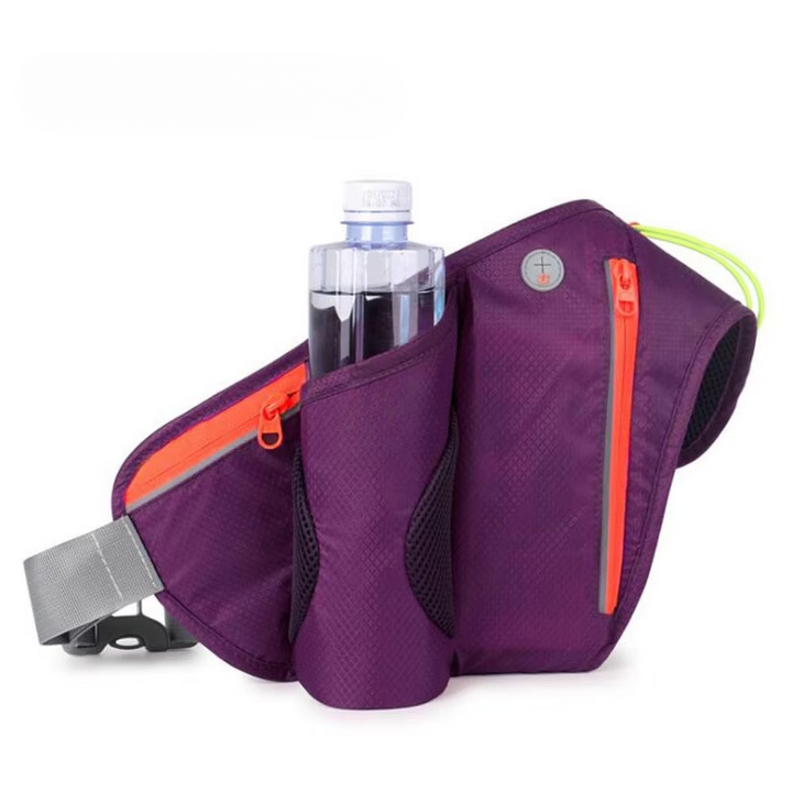 Laufgürteltasche med Trinksystem og Handytasche for Outdoor-Sportarten
