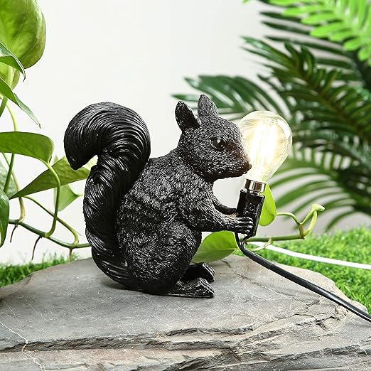 Skanto | SquirrelBright Nordisk Eikelampe | Designer Dekor | LED Stemningslys | Perfekt for Hjemmet