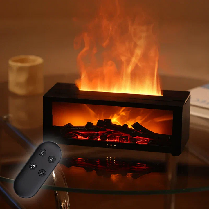 Skanto | Flame Aromaterapi Luftrenser - 4-i-1 Diffuser med Smart Timer