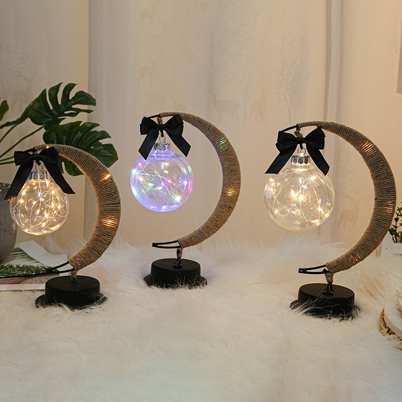 MoonGlow Lampe - Stilig Smijern LED Bordlampe Skanto