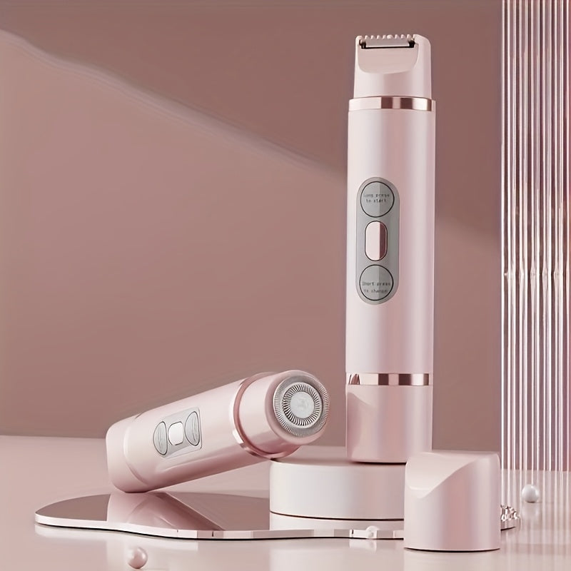 Skanto | PureSilk | Trådløs kvinnetrimmer – Skånsom hårfjerning for ansikt og kropp
