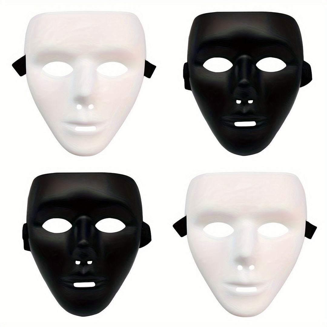 Skanto | Men’s Full Face Plastic Halloween Mask | Anonymous Cosplay