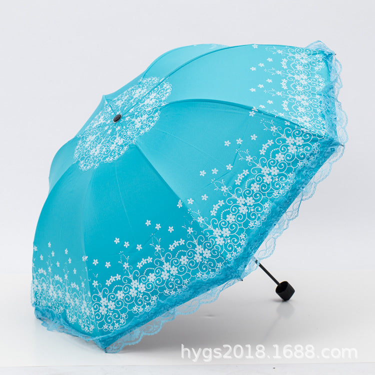 Kvinneparasoll med elegant spisskant Skanto