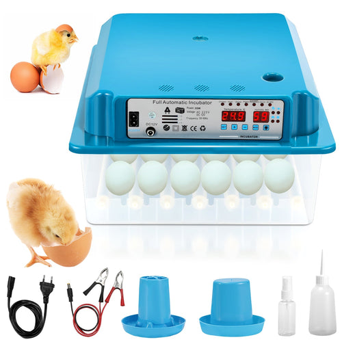 Brutautomat Fulle Automatisk Inkubator for Kyllinger 36 Egg | Skanto