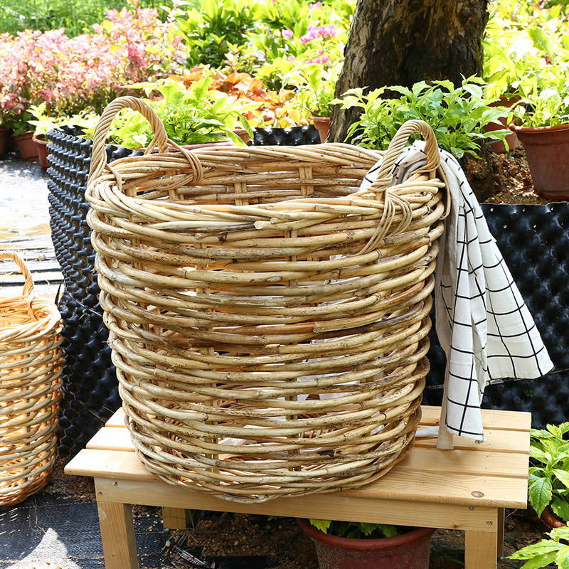 Naturlig Vevd Oppbevaringskurv Skanto