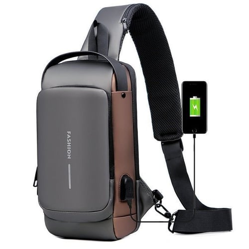 SecureGuard – Trendy Anti-innbrudd Crossbody Bag Skanto