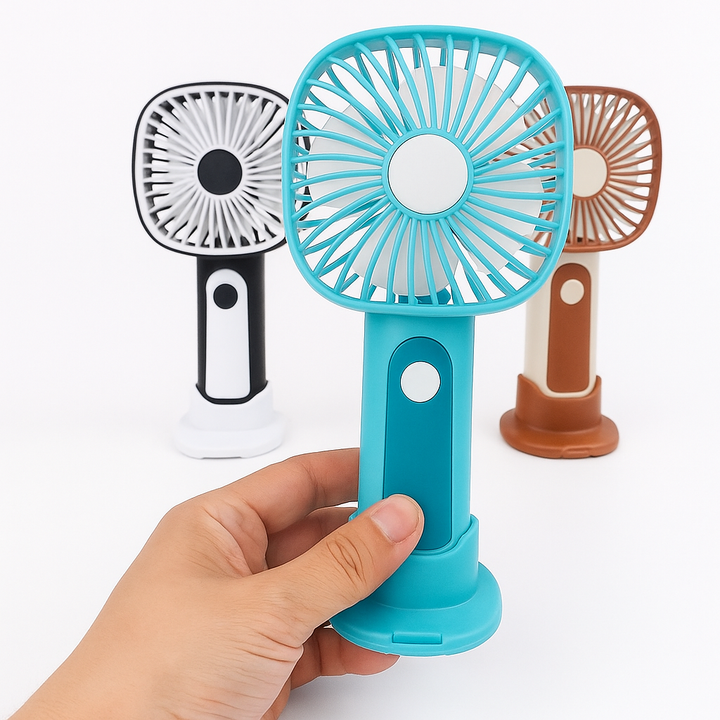 Mini Håndholdt Vifte – 3-Hastigheter USB Oppladbar | Skanto