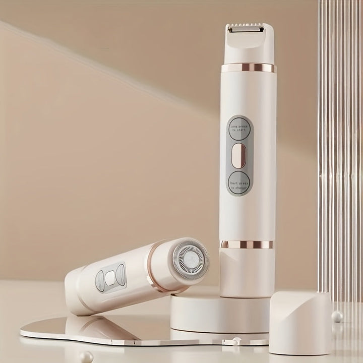 Skanto | PureSilk | Trådløs kvinnetrimmer – Skånsom hårfjerning for ansikt og kropp