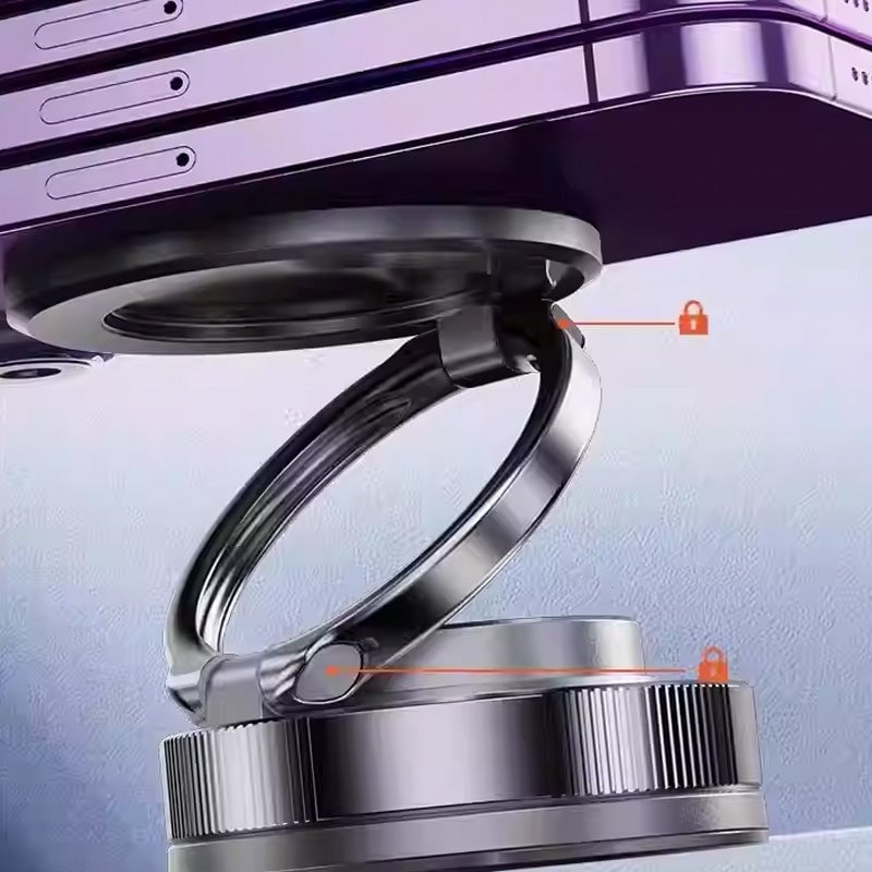 360° justerbar vakuum-magnet telefonholder | Skanto