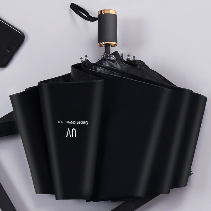 Damen UV-Schutz Falt-Regenschirm mit Automatikfunktion Skanto