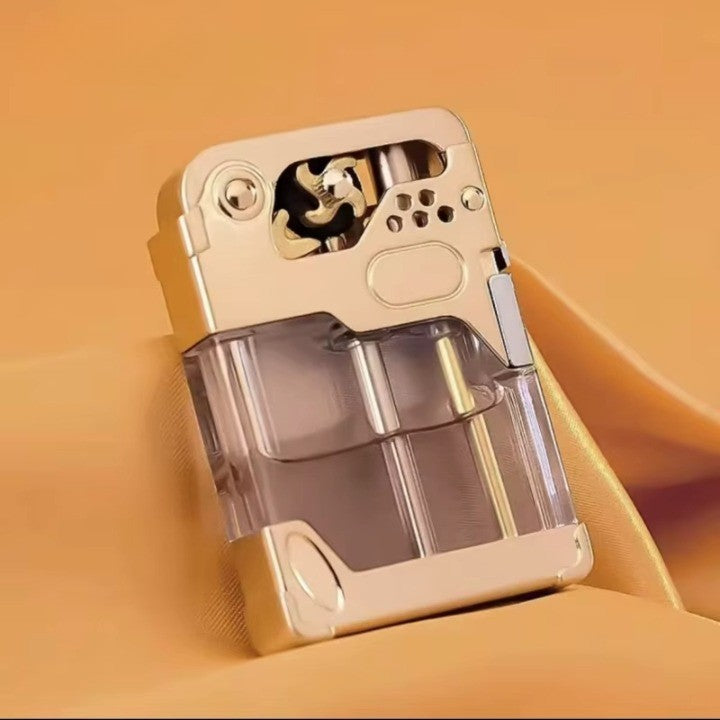 Clear Tank Metal Kerosene Lighter | Skanto