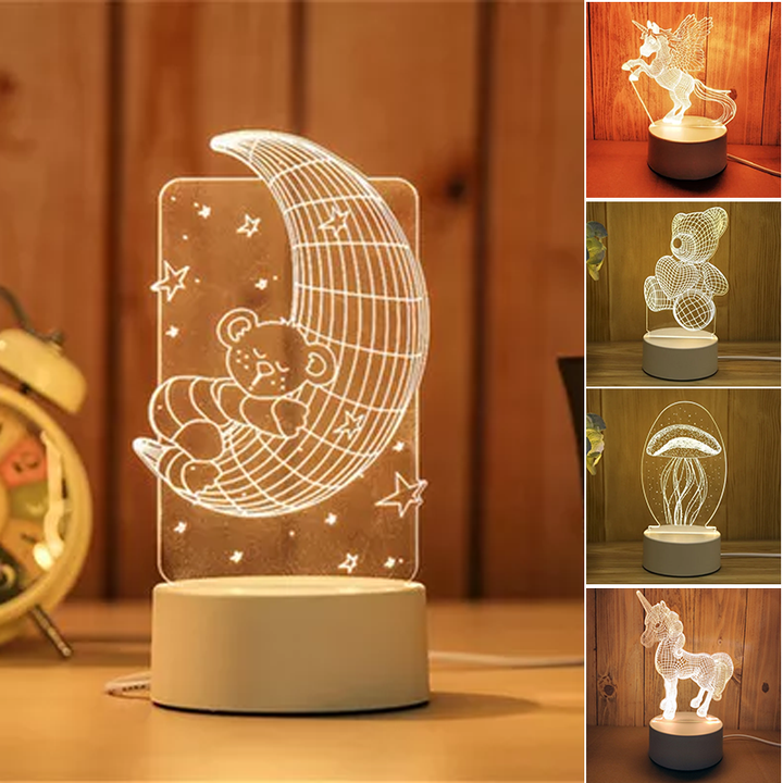 3D Nattlys Usb Skanto