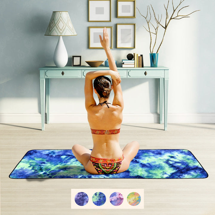 Fitness- og yogamatte med sklisikker overflate og stillegående design Skanto