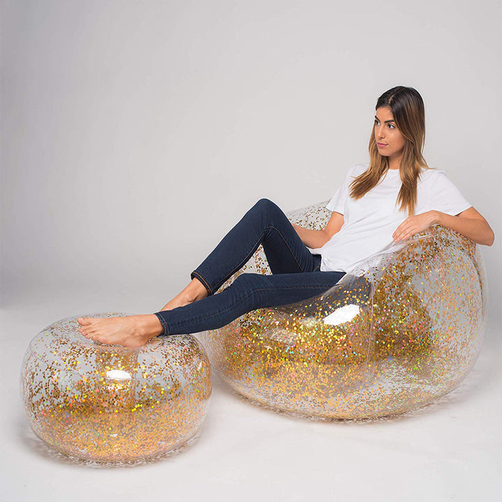 Unisex Oppblåsbar Loungeområde med Glitter Skanto