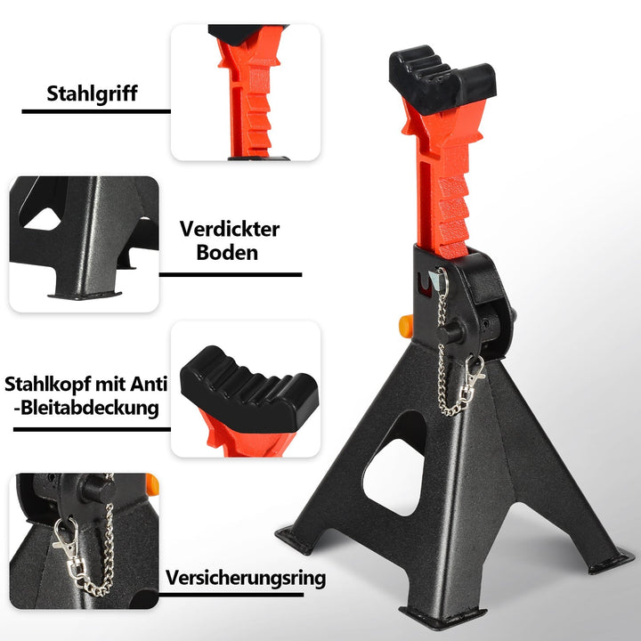 Heavy Duty Support Stand 3T 2 Pieces | Skanto