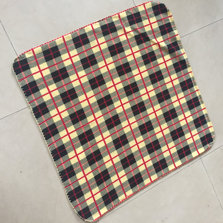Dame Fleece-teppe med fint juledesign Skanto