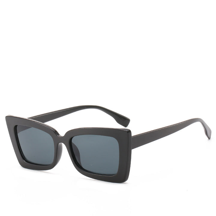 Dame Designer-solbrille med moderne geometrisk ramme Skanto