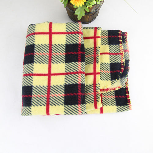 Dame Fleece-teppe med fint juledesign Skanto
