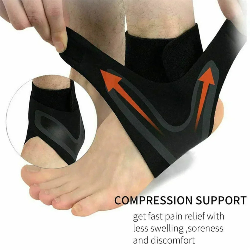 Skanto | Plantar Ankelen X Wrap Støtte Kompresjons Sokker