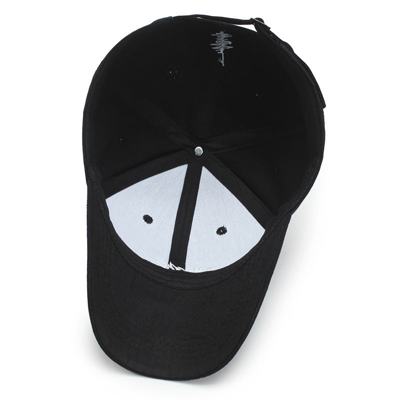 Herre Casual Brodert Snapback Caps Skanto