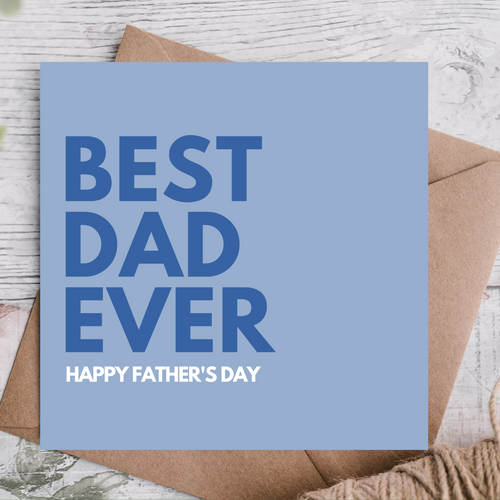 Den beste pappaen noensinne | Farsdagskort