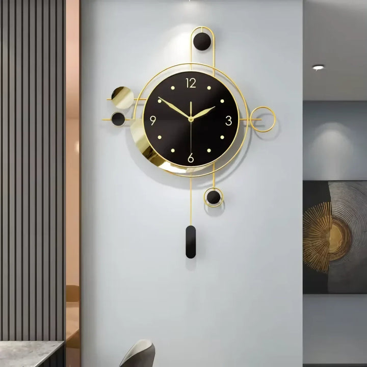Skanto | Art Deco Gull og Svart Veggur