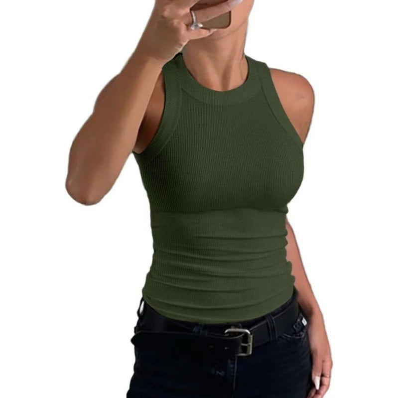 Skanto | Dame Ribbe-Ryggefri Tanktop