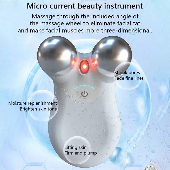 Professionelles Gesichtsmassagegerät mit Mikrostrom für straffere, gllattere Haut
