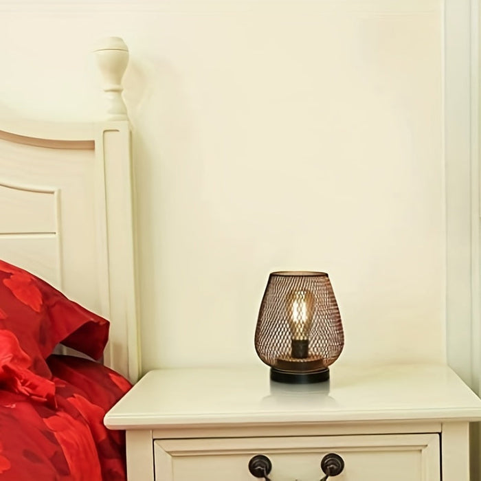Skanto | AuroraMesh Bordlampe Sett – Industriell Stil med Varm Ambient Belysning